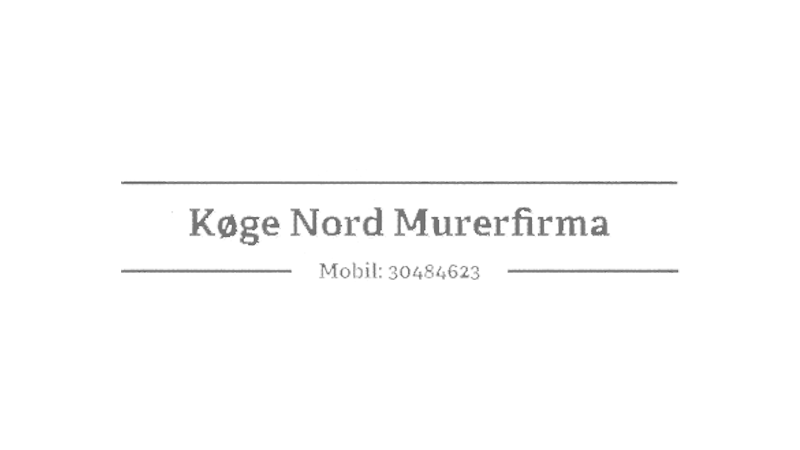 Køge Nord Murerfirma logo