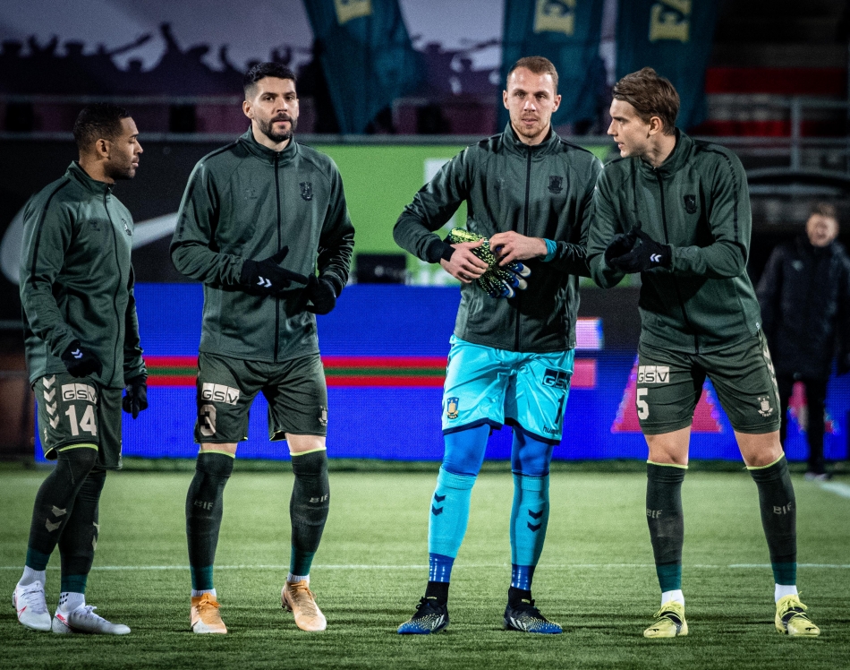 Kevin Mensah, Anthony Jung, Marvin Schwäbe og Andreas Maxsø