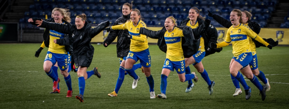 Brøndby kvinder jubel