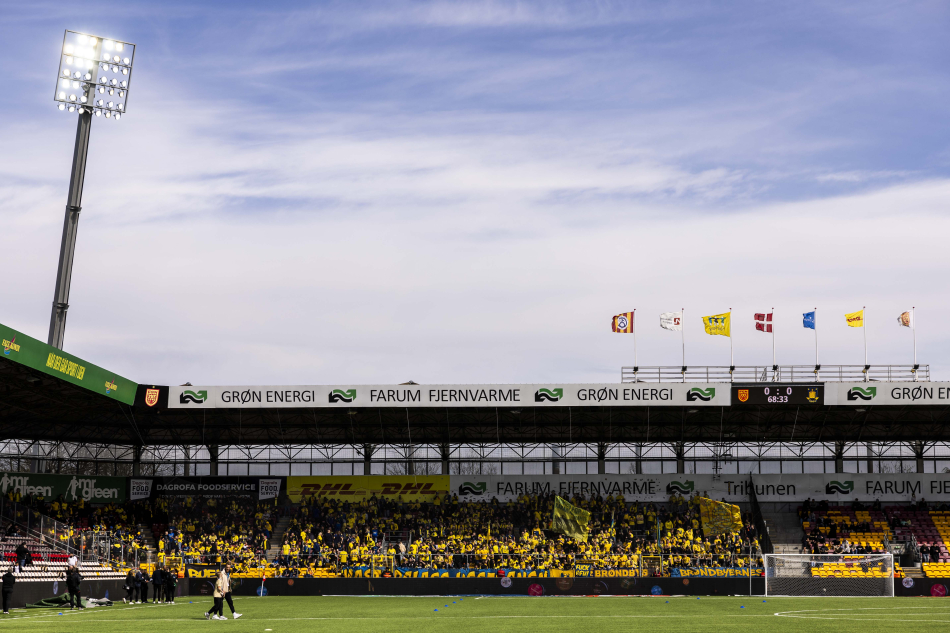 Brøndby fans Sydsiden Right To Dream Park